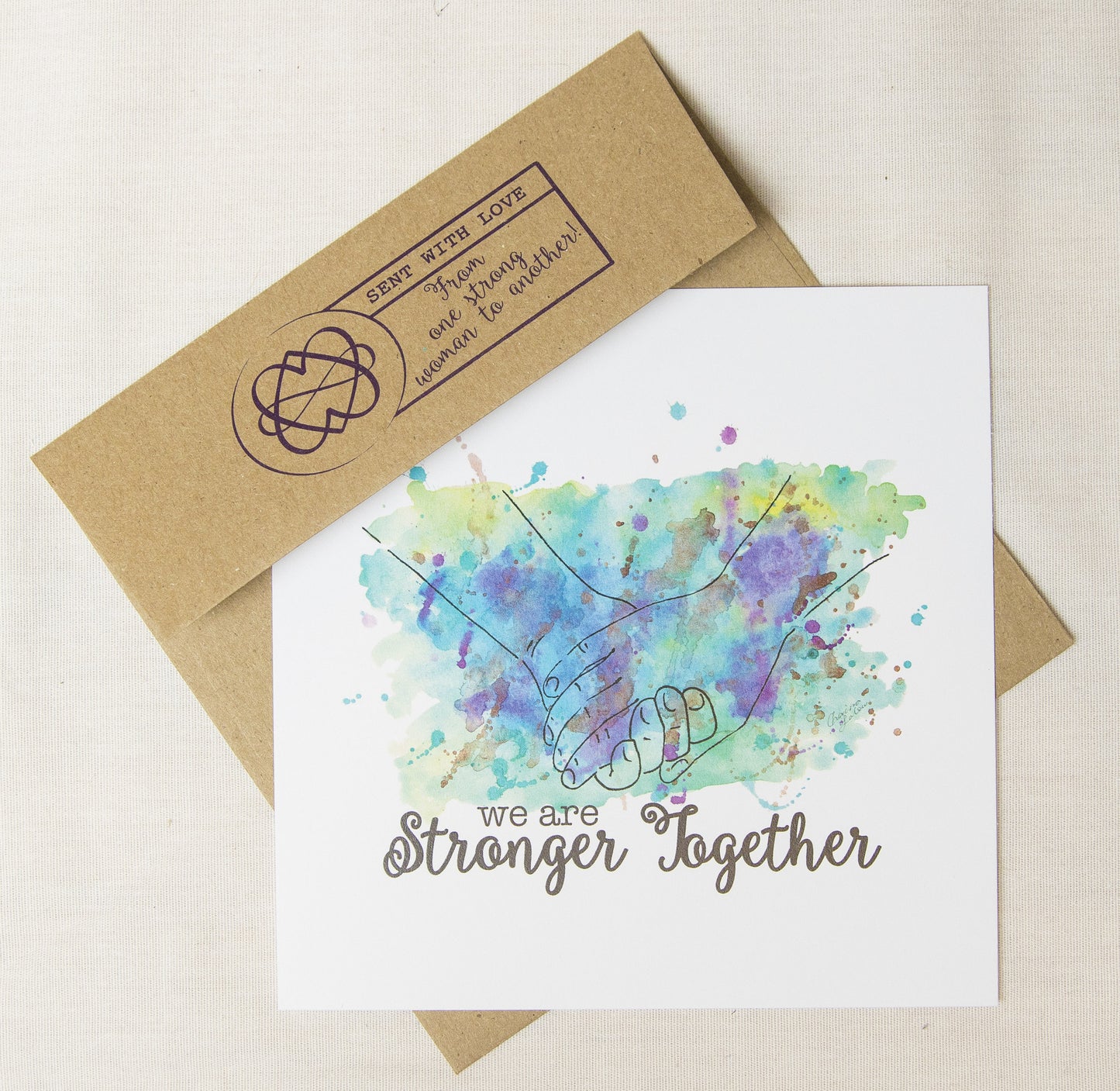 We Are Stronger Together Note Card