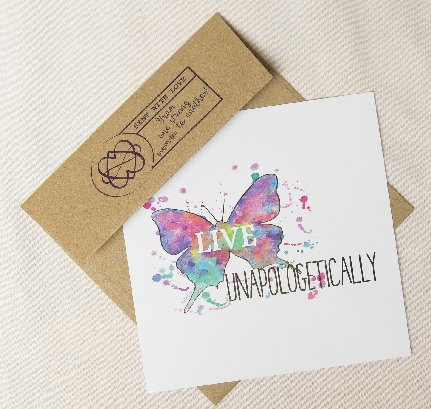 Live Unapologetically Note Card