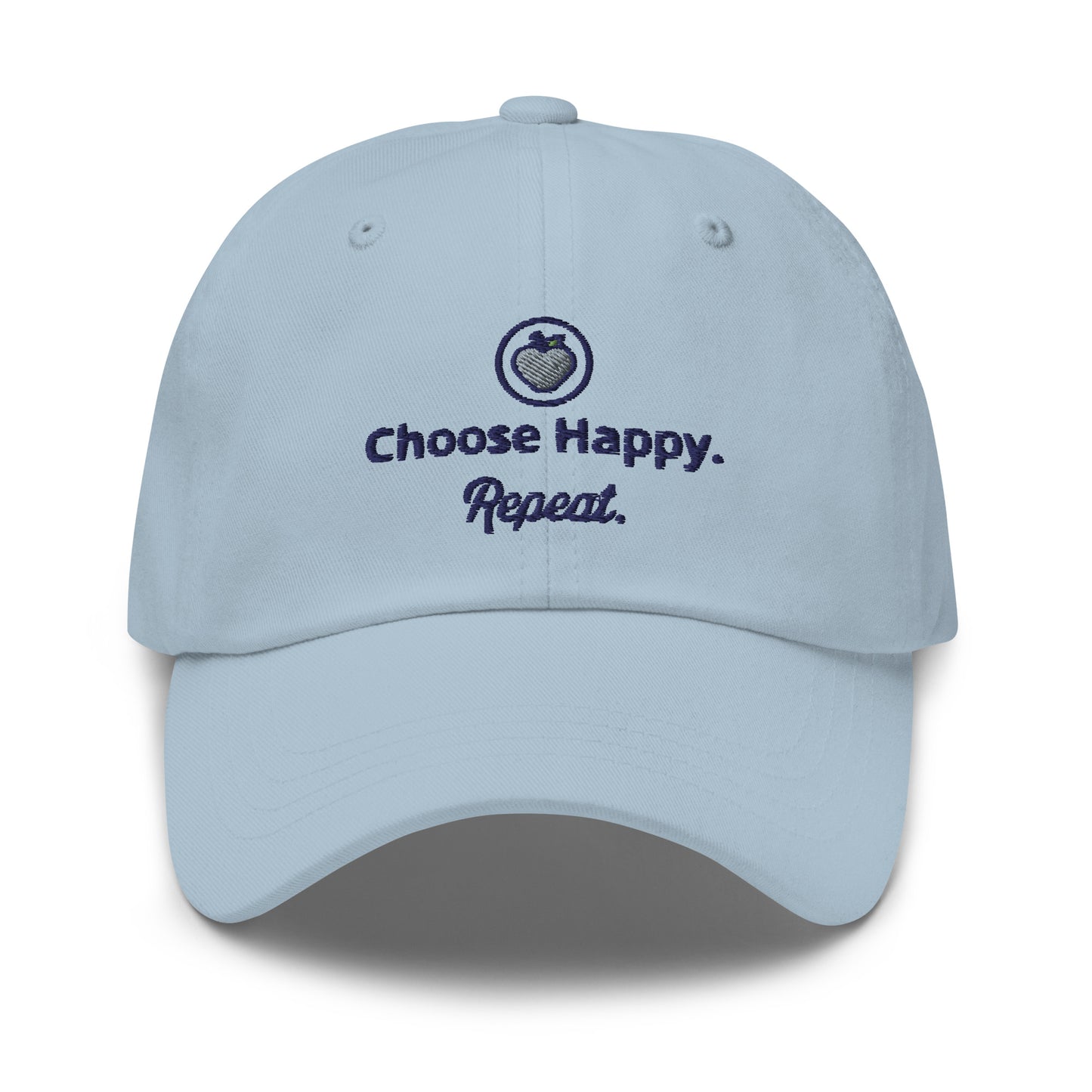 Choose Happy. Repeat. Adjustable Strap Hat