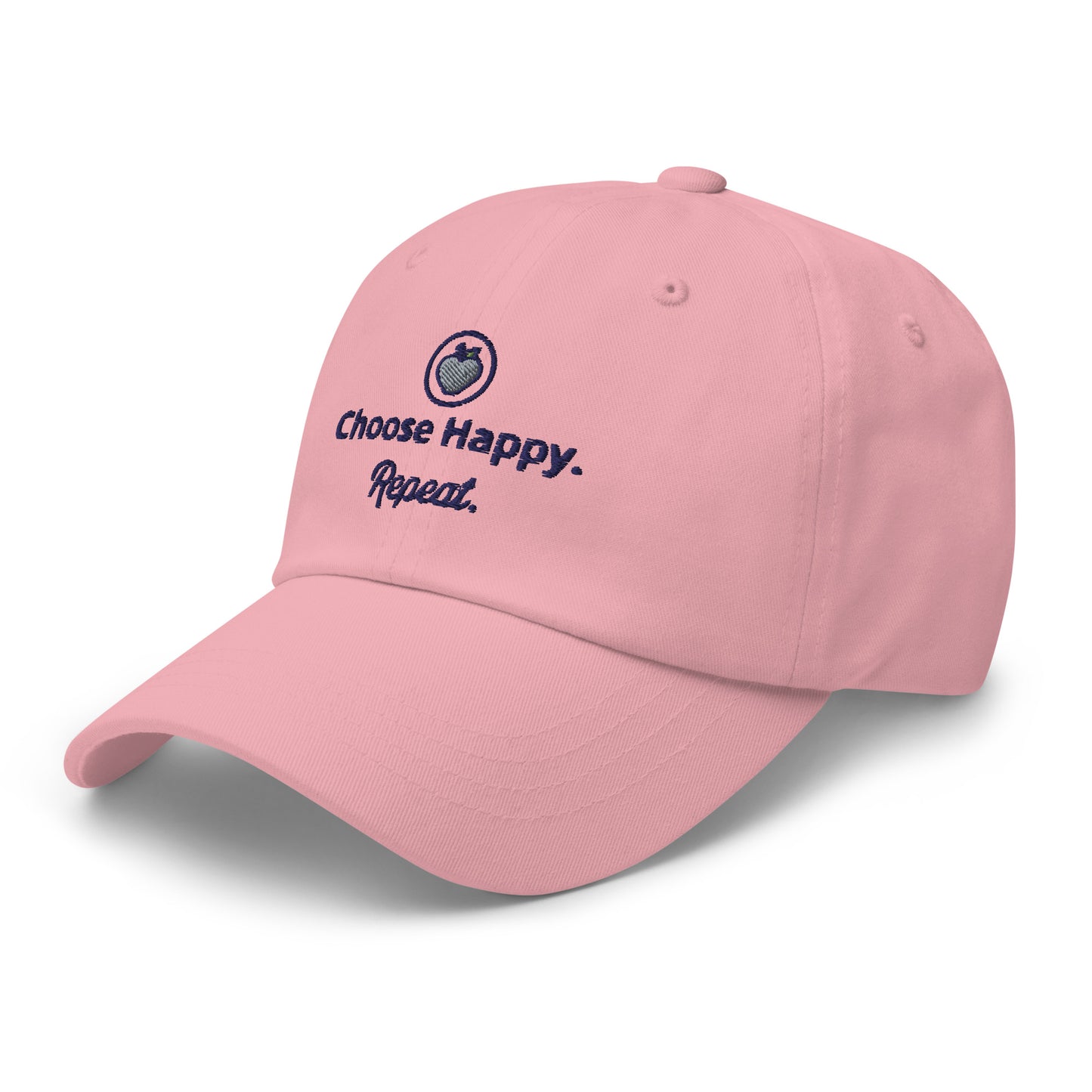 Choose Happy. Repeat. Adjustable Strap Hat