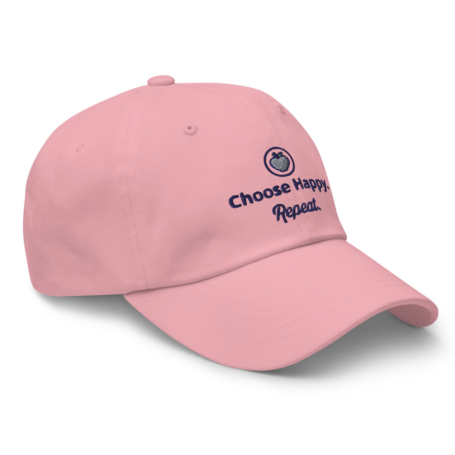 Choose Happy. Repeat. Adjustable Strap Hat