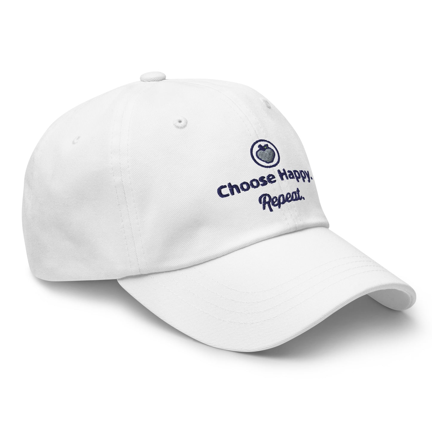 Choose Happy. Repeat. Adjustable Strap Hat