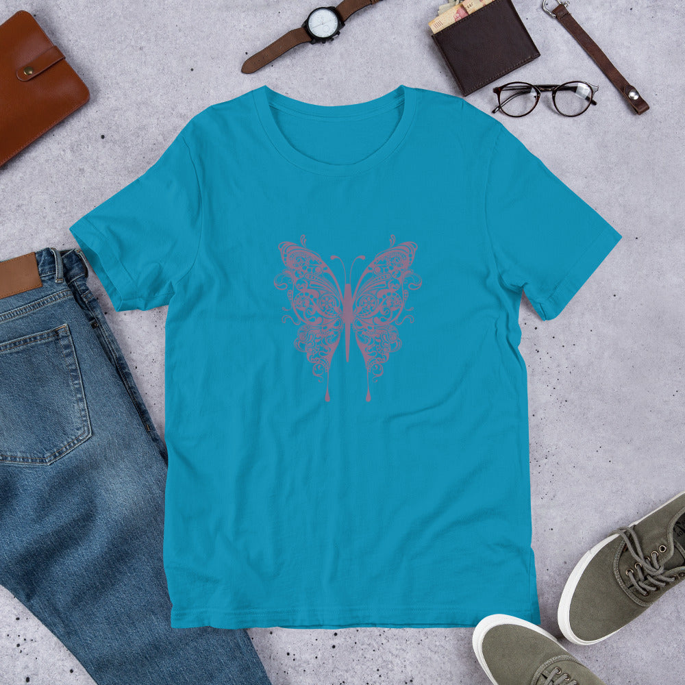 Butterfly Mandala Short-Sleeve T-Shirt