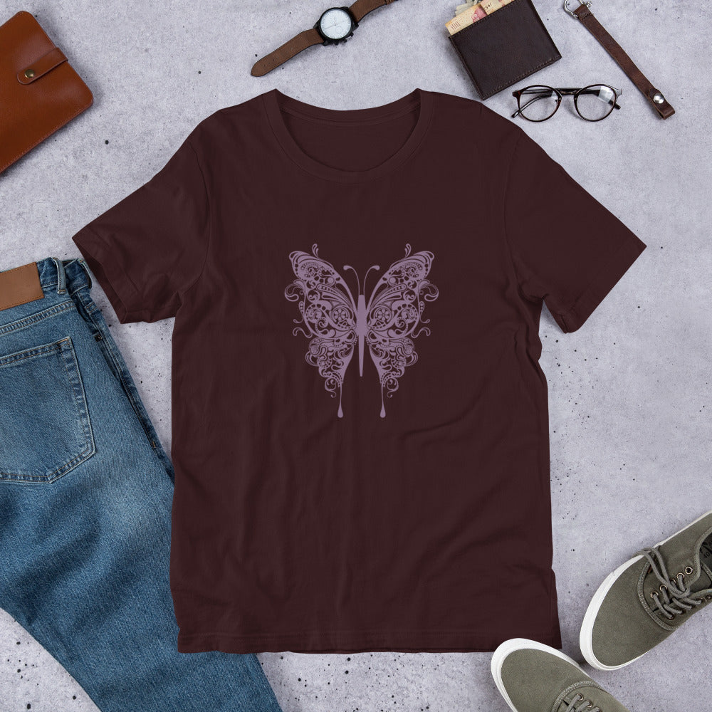 Butterfly Mandala Short-Sleeve T-Shirt