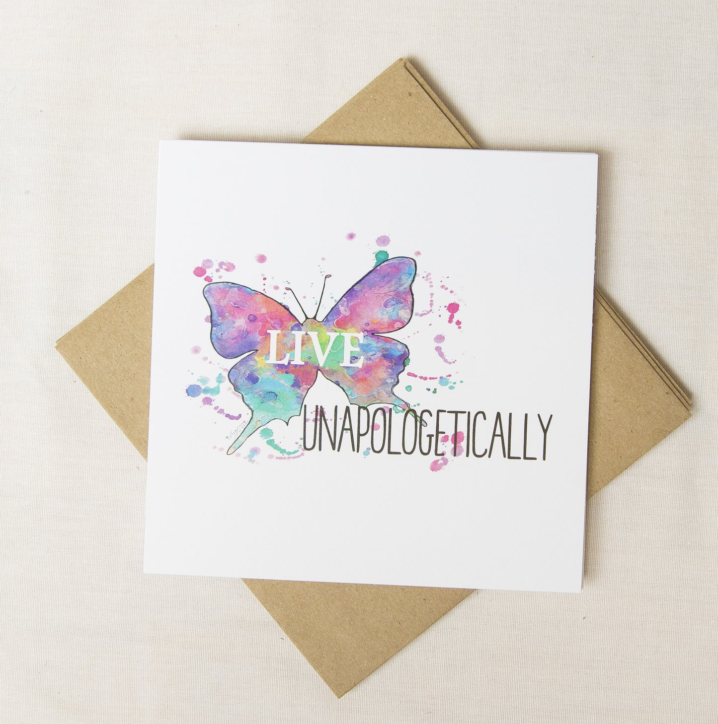 Live Unapologetically Note Card