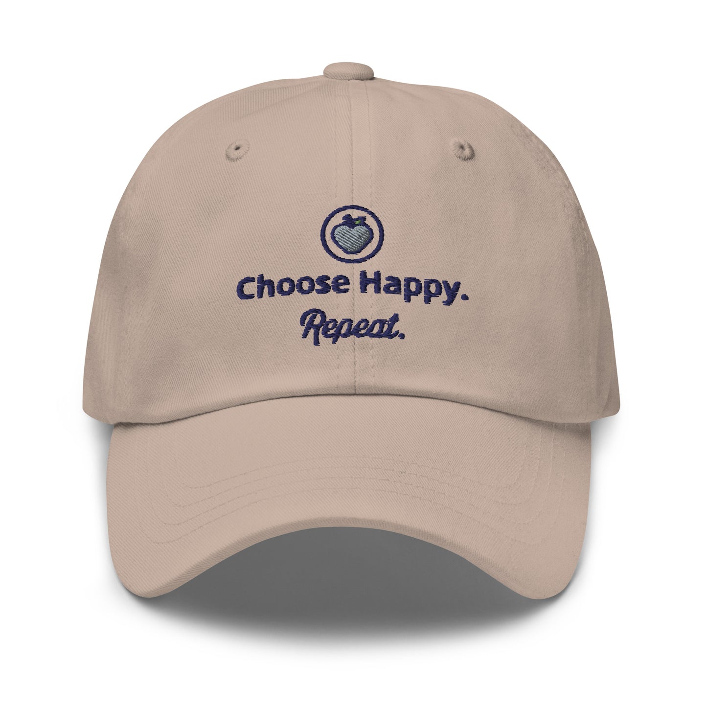 Choose Happy. Repeat. Adjustable Strap Hat