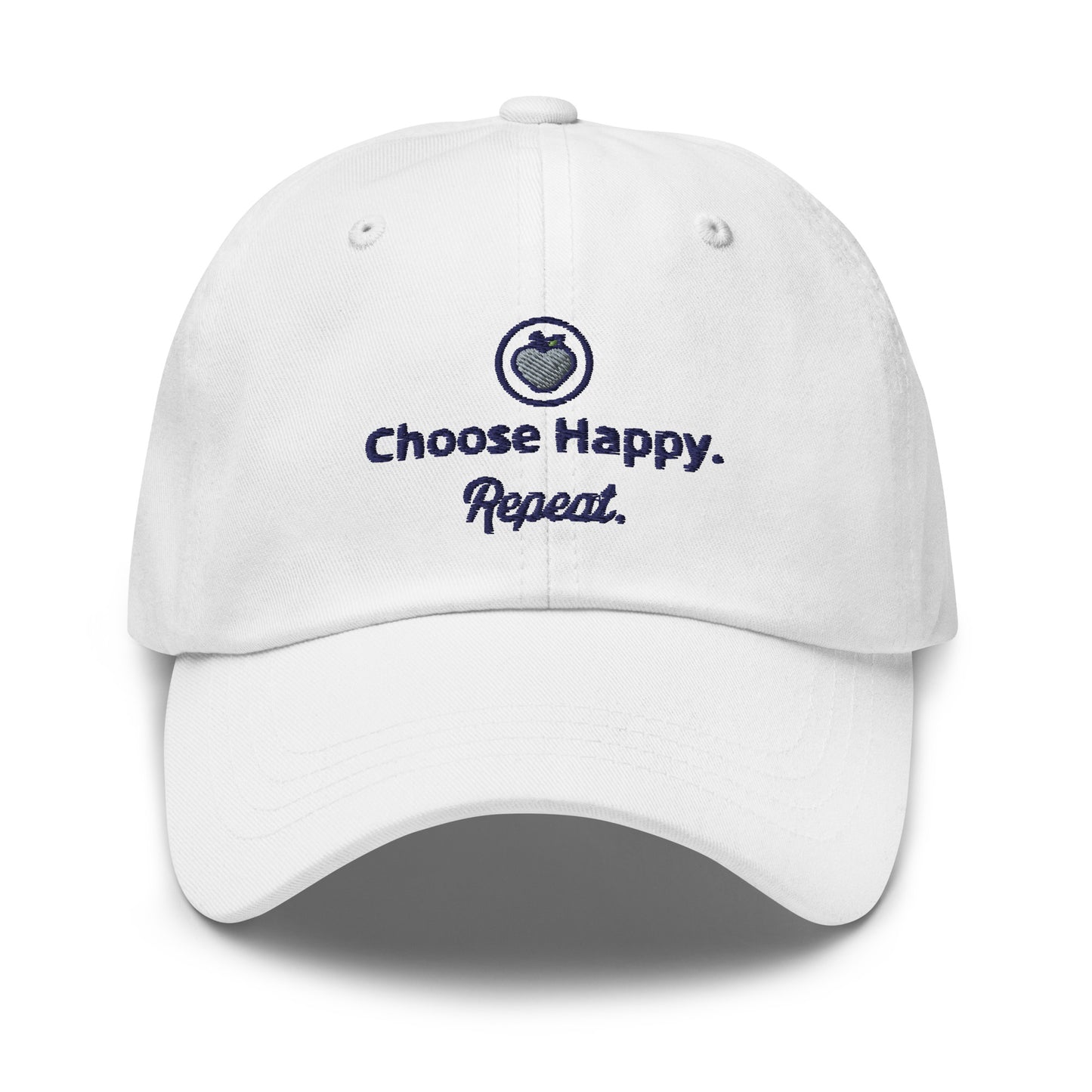 Choose Happy. Repeat. Adjustable Strap Hat